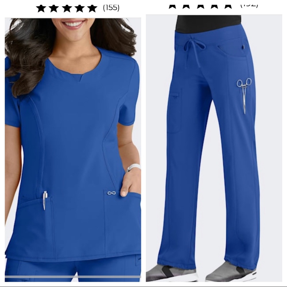 Cherokee Infinity Scrubs top sz XS bottoms sz M